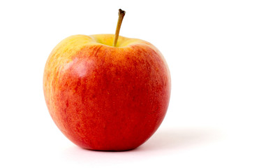 Apple on a white background