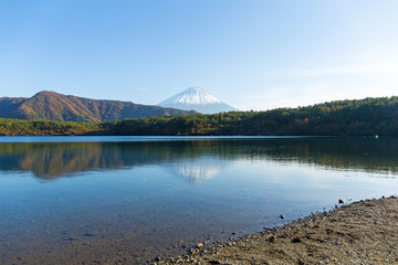 Fujisan in Saiko Lake
