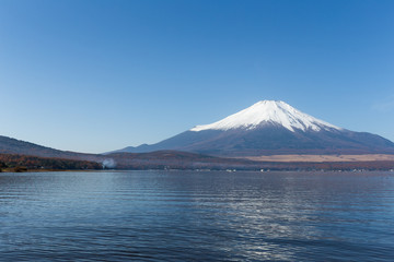 Mount Fuji with Lake Yamanaka