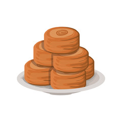 Bread icon. Bakery food shop traditional and product theme. Isolated design. Vector illustration