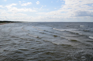 Wzburzone morze-Międzyzdroje/Stormy sea-Miedzyzdroje, Western Pomerania, Poland