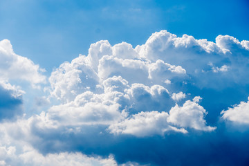 Naklejka na ściany i meble High detail cloud on blue sky background