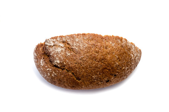 Brotendst&uuml;ck isoliert auf wei&szlig;