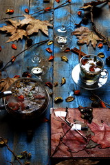 Herbal tea, food and drink