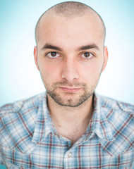 Fototapeta premium Young man studio portrait