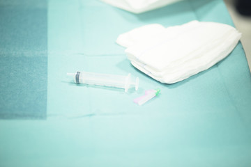 Surgery anaesthetic syringe