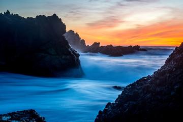 High tides on a hidden beach