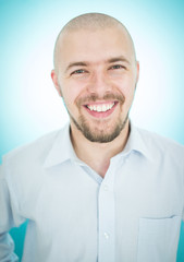 Fototapeta premium Young man studio portrait