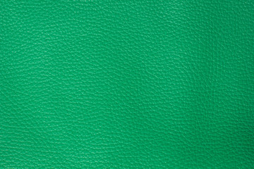 Green leather texture background