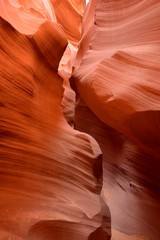 Red Slot Canyon - A narrow and steep sandstone slot canyon. 