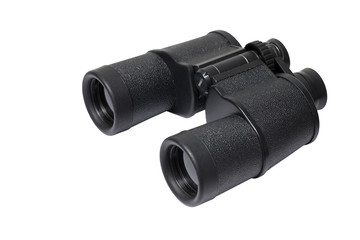 Fernglas isoliert auf weiß 