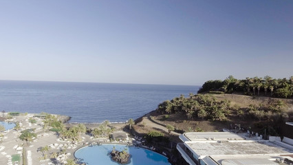 Obraz premium Aerial view of Santa Cruz de Tenerife, Spain