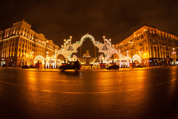 Fototapeta premium winter moscow 