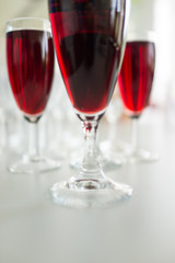 Drink colorful glasses