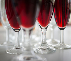 Drink colorful glasses