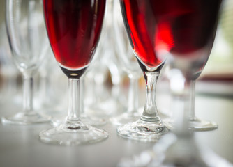 Drink colorful glasses