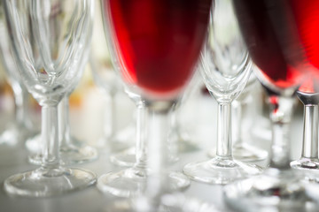 Drink colorful glasses