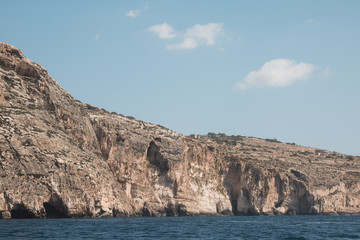 Fototapeta na wymiar Blue Grotto, seaside cave on the island of Malta