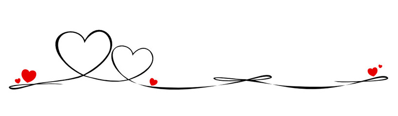 Valentinstag Schleife Herzen