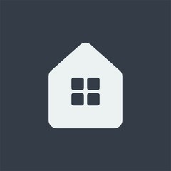 house icon web seo flat design, black white design