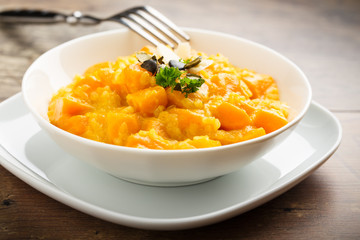 Risotto mit Hokkaido - risotto with hokkaido