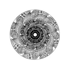 circular graphical pattern