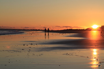 soleil couchant Ile de R&eacute;