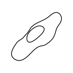 Breakfast sunny egg icon vector illustration graphic design