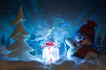 Christmas toy snowman 
