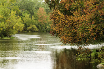 Rain on Blackstone River