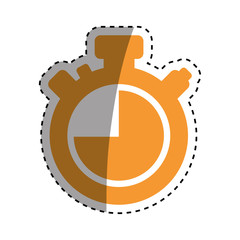 isolated chronometer timer icon vector illustration graphic design