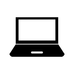 Laptop pc technology icon vector illustration graphic design