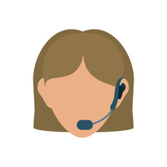 Call center consultant icon vector illustration graphic design