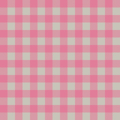 Seamless checkered pattern with pink-grey stripes and squares - Eps10 vector graphics and illustration