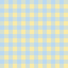 Seamless checkered pattern with beige-light blue stripes and squares - Eps10 vector graphics and illustration