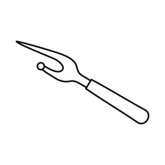 Isolated seam ripper icon vector illustration graphic design