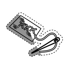 Isolated sewing pin icon vector illustration graphic design