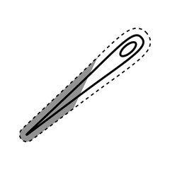 Isolated sewing pin icon vector illustration graphic design