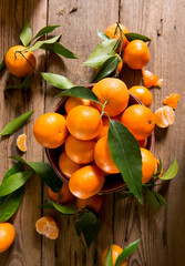 Fresh picked mandarins © Piotr Krzeslak