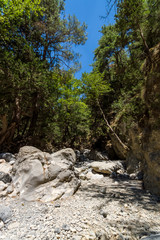 Samaria Gorge. Crete. Greece.