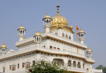 Fototapeta na wymiar Architecture and place of interest of the city of Amritsar in India 