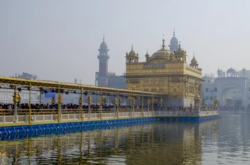 Deurstickers The gold temple Harmandir Sahib to Amritsar India   © rosetata