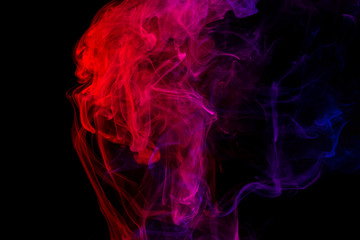 Abstract smoke Weipa. Personal vaporizers fragrant steam. The concept of alternative non-nicotine...