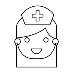 nurse avatar character isolated icon vector illustration design