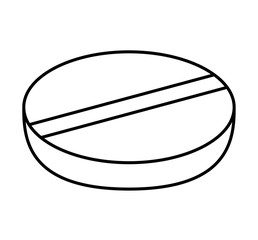 pill medical isolated icon vector illustration design