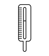 thermometer medical isolated icon vector illustration design