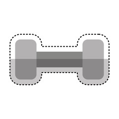Fototapeta na wymiar weight lifting gym isolated icon vector illustration design