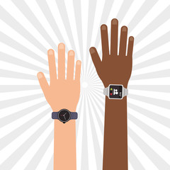 Fototapeta premium teamwork concept with icon design, vector illustration 10 eps graphic.