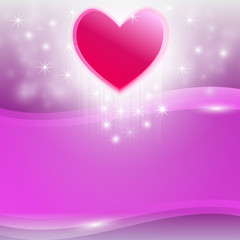 Beautiful purple heart background abstract Vector Illustration