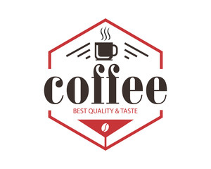 coffee shop logotype icon